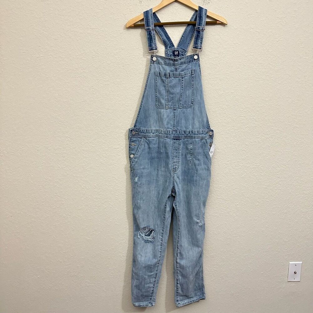 GAP Light Blue Women Jeans Overalls